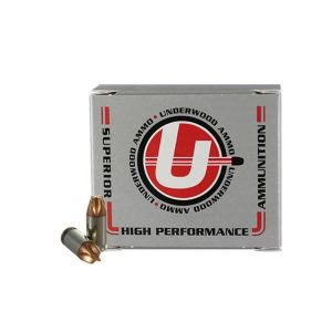 Underwood Xtreme Defender Hunting & Self Defense Handgun Ammunition .380 ACP(+P) 68gr Solid 1400 fps 20-ct
