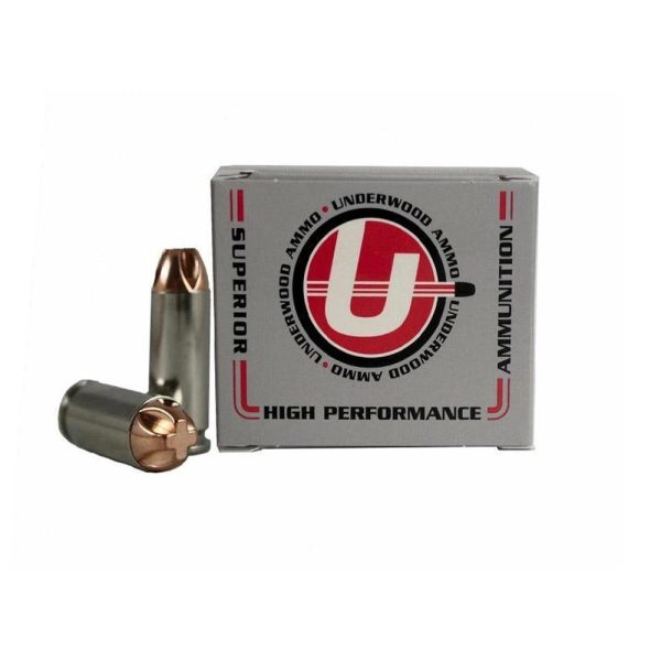 Underwood Ammo Xtreme Penetrator Handgun Ammunition 10mm Auto140 gr Solid 1500 fps 20-ct
