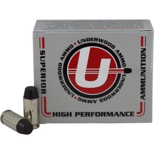 Underwood Ammo Hard Cast Flat Nose .40 S&W 200gr FN 20ct