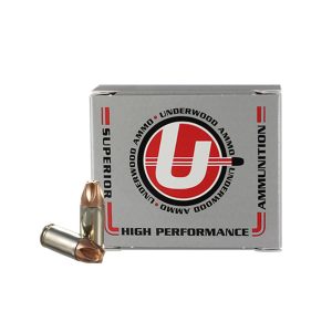 Underwood Xtreme Defender Handgun Ammunition 9mm Luger 90gr Solid 1400 fps 20-RD