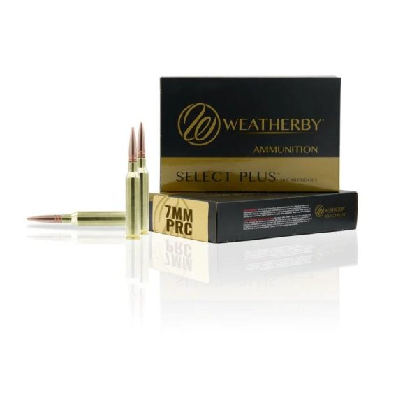 Weatherby Select Plus Rifle Ammunition 7mm PRC 150gr Scirocco 3050 fps 20-ct