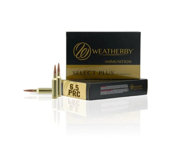 Weatherby Select Plus Rifle Ammunition 6.5 PRC 124gr Hammer Custom 3100 fps 20-ct