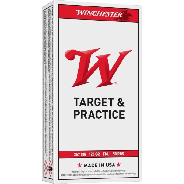 Winchester USA .357 SIG 125 gr FMJ-FP 50ct