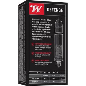Winchester USA .38 Spl+P 125 gr. JHP 945 50ct