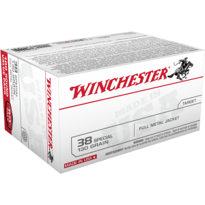 Winchester Target .38 Spl 130 gr. FMJ-FP 100ct