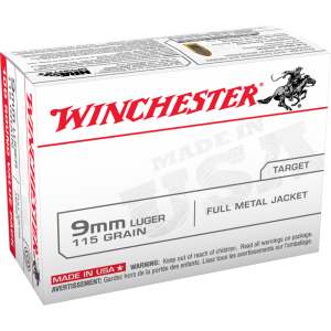 Winchester Target 9mm Luger 115 gr. FMJ 100ct