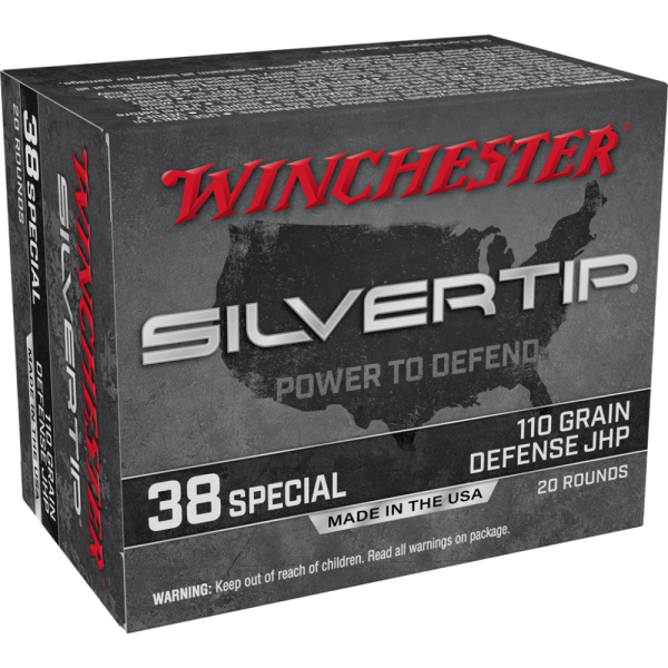 Winchester Silvertip .38 Spl 110 gr. HP 20ct