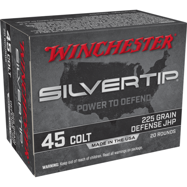 Winchester Silvertip .45 Colt 225 gr. JHP 20ct
