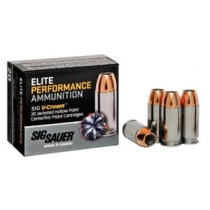 Sig Sauer Elite Performance .45 ACP 200 gr Elite V-Crown JHP 20ct