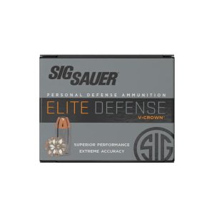 Sig Elite V-Crown 10mm Auto 180 gr JHP 20ct