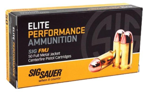 Sig Elite Performance 9mm Luger 115 gr FMJ 50ct