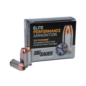 Sig Elite V-Crown 10mm Auto 200gr JHP 20ct