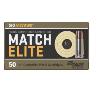 Sig Sauer Match Elite 9mm Luger 147gr JHP 50ct