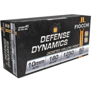 Fiocchi 10mm Auto 180gr JHP 50ct