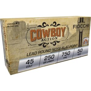 Fiocchi Cowboy Action .45 LC 250 gr Lead RNFP 50ct