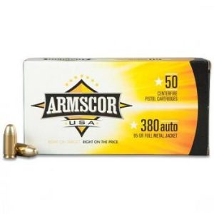 Armscor .380 ACP 95 gr FMJ 50ct