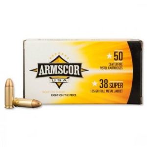 Armscor .38 Super 125 gr FMJ 50ct