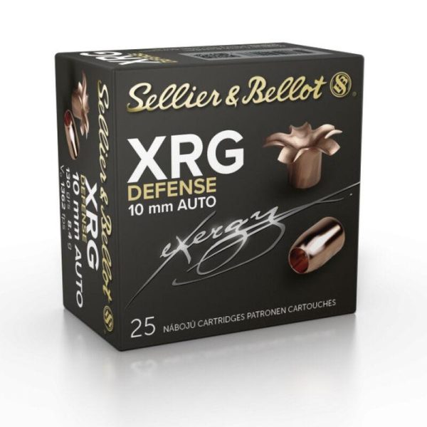 Sellier & Bellot XRG Defense 10mm Auto 130gr HP 25ct