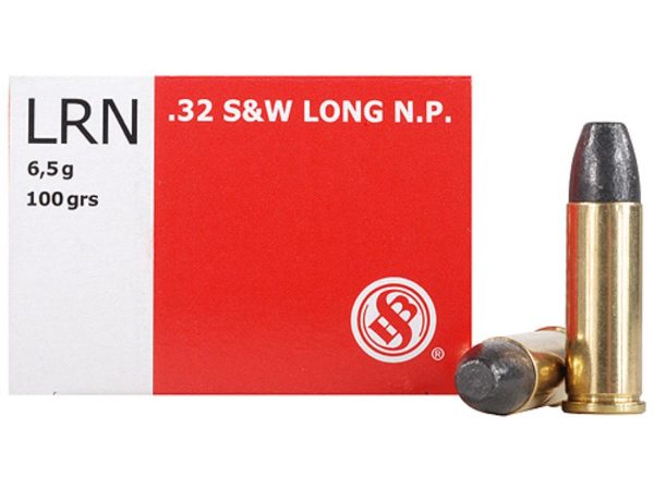 Sellier & Bellot .32 S&W Long 100 gr LRN 50ct