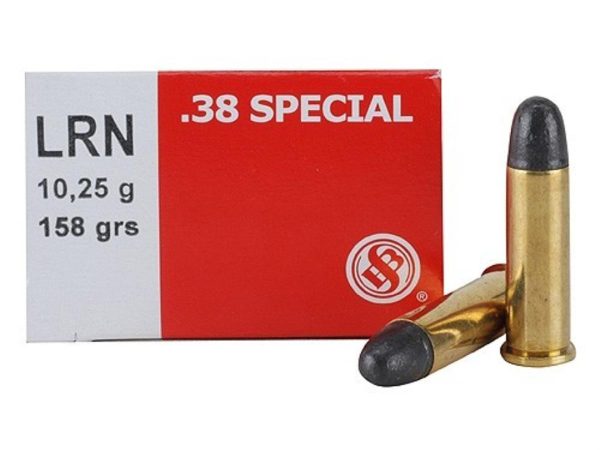 Sellier & Bellot .38 Special 158 gr LRN 50ct