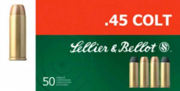 Sellier & Bellot .45 Long Colt 250 gr LFN 50ct