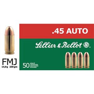 Sellier & Bellot .45 Gap 230 gr FMJ 50ct