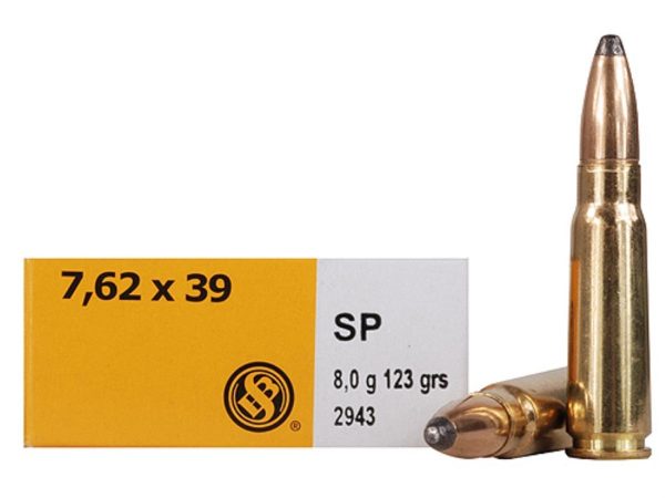 Sellier & Bellot 7.62x39mm 123 gr SP 20ct