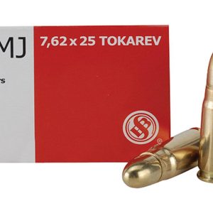 Sellier & Bellot 7.62x25mm Tokarev 85 gr FMJ  50ct