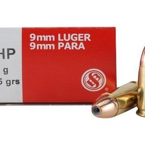 Sellier & Bellot 9mm Luger 115 gr JHP 50ct