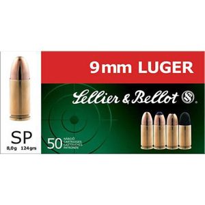 Sellier & Bellot 9mm 124 gr SP 50ct