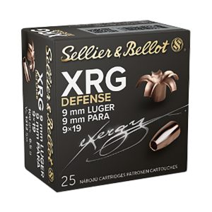 Sellier & Bellot XRG Defense 9mm 100gr HP 25ct