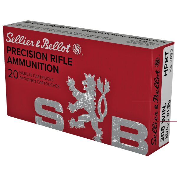 Sellier & Bellot .308 Win 168 Gr HPBT 20CT
