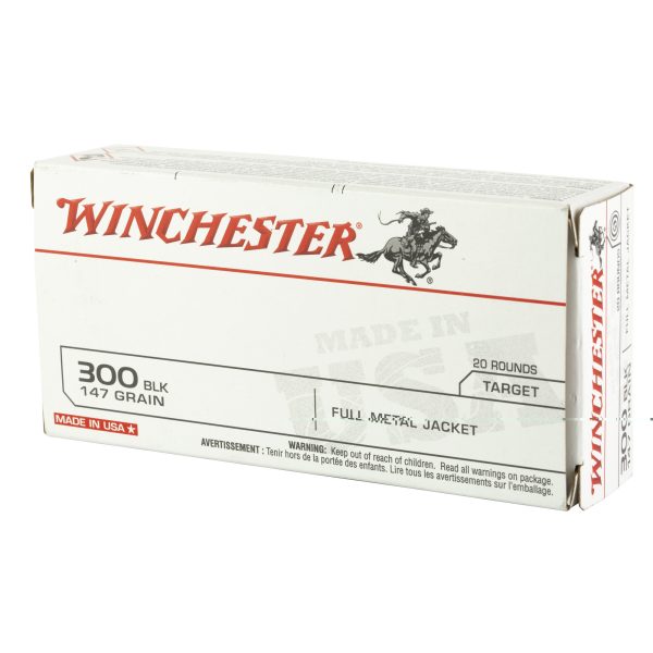Winchester USA .300 Blackout 147gr FMJ 20CT