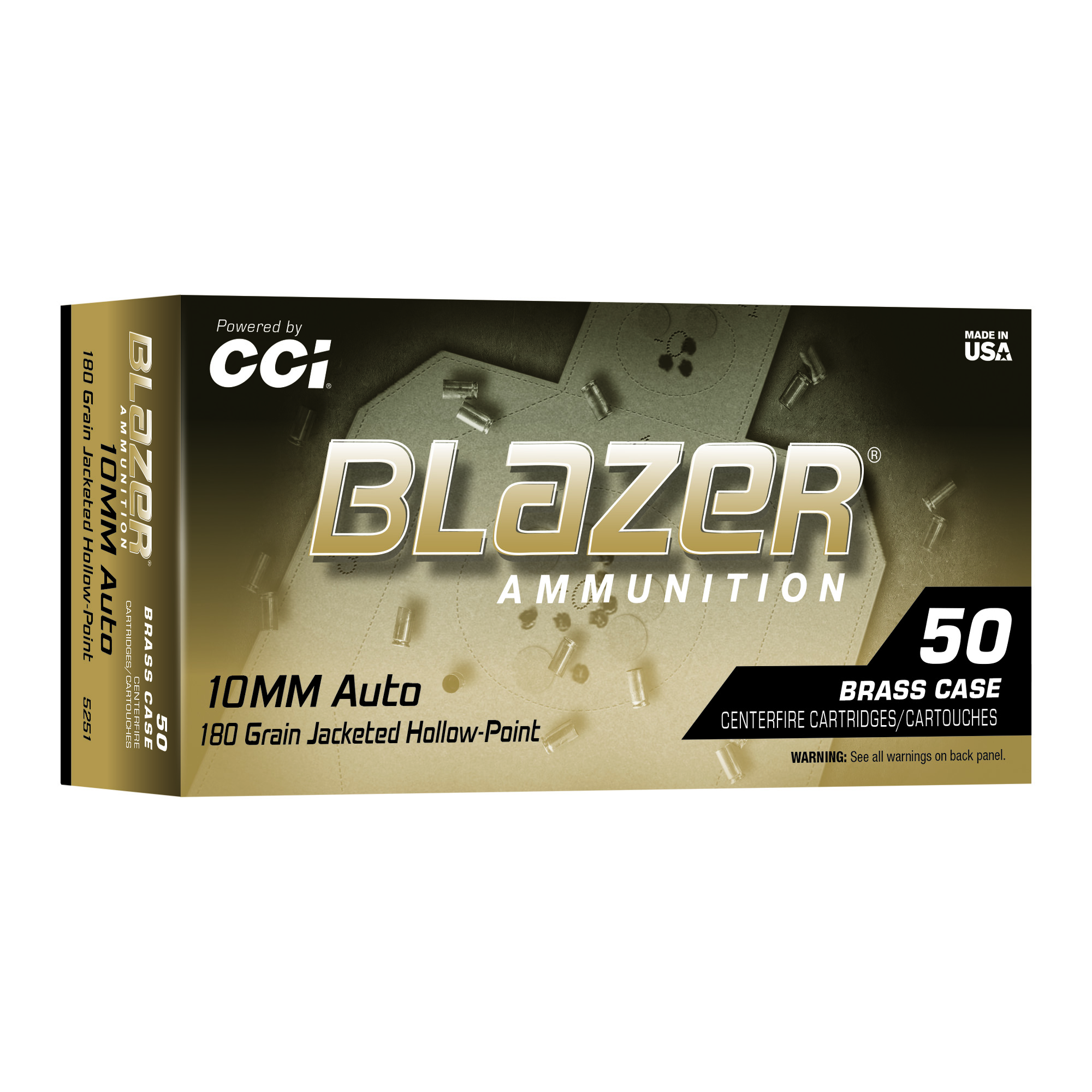 Blazer Brass 10mm 180gr Jhp 50ct
