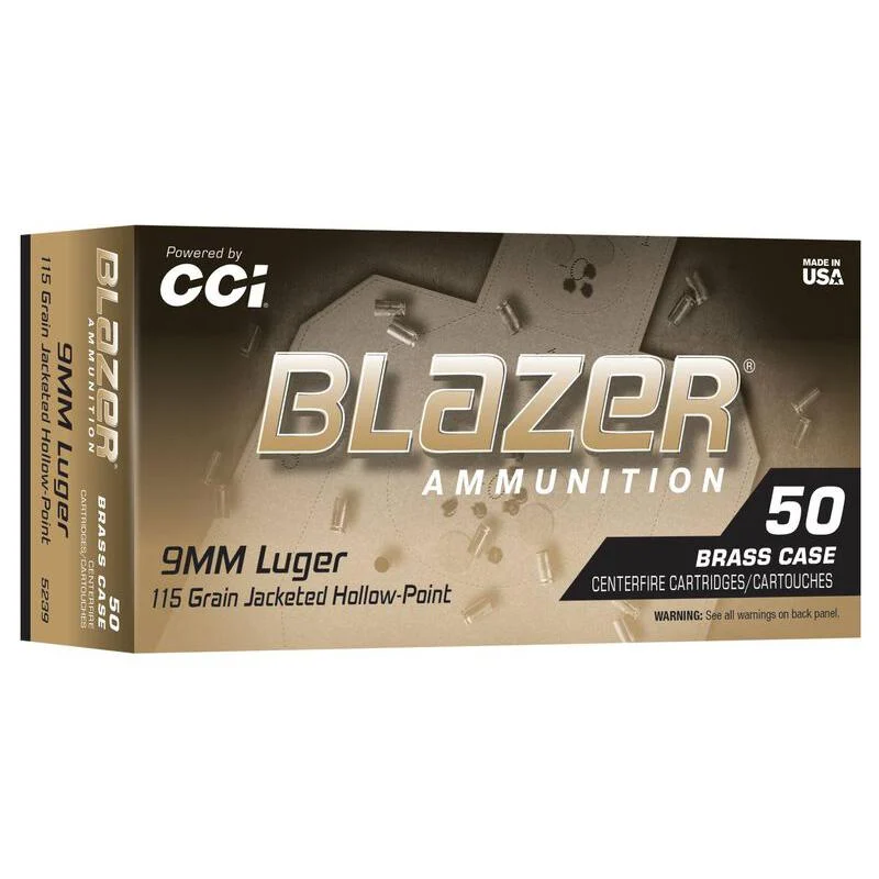 Blazer Brass 9mm 115gr Jhp 50ct