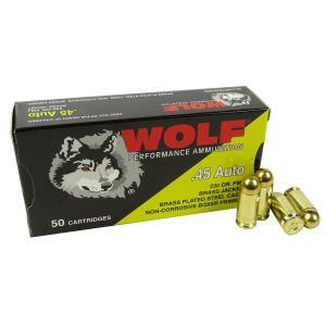 Wolf (Turkish) Performance .45 ACP 230gr FMJ 50ct
