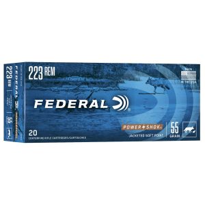 Federal Power-Shok .223 Rem 55 gr SP 20ct