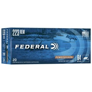 Federal Power-Shok .223 Rem 64 gr SP 20ct