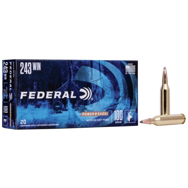 Federal Power-Shok .243 Win 100 gr SP 20ct