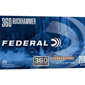 Federal Power-Shok .360 Buckhammer 200gr JSP 20ct