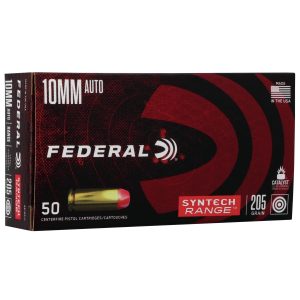 Federal Syntech 10mm Auto 205gr TSJ 50ct