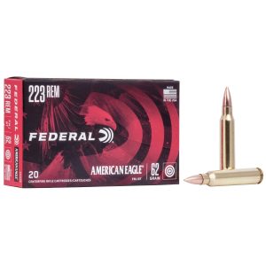 Federal American Eagle .223 Rem 62 gr FMJ 20ct