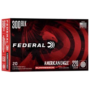 Federal American Eagle .300 AAC Blackout 220 gr OTM 20ct