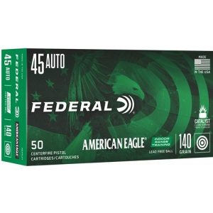 Federal American Eagle IRT Lead Free .45 ACP 140gr FMJ 50ct