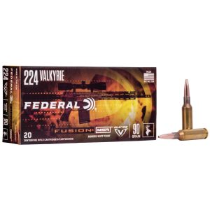 Federal Fusion .224 Valkyrie 90 gr SP 20ct