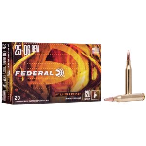 Federal Fusion .25-06 Rem 120 gr BTSP 20ct