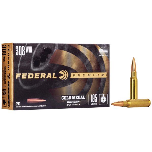 Federal Gold Medal Berger Juggernaut .308 Win 185 gr OTM 20ct