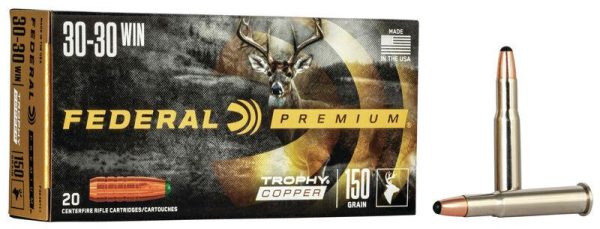 Federal Premium Trophy Copper .30-30 Win 150 gr TC 20ct