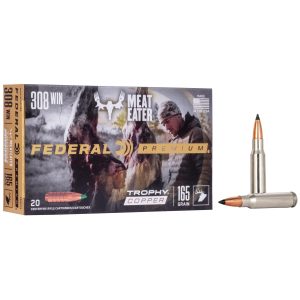 Federal Premium Trophy Copper .308 Win 165 gr TC 20ct