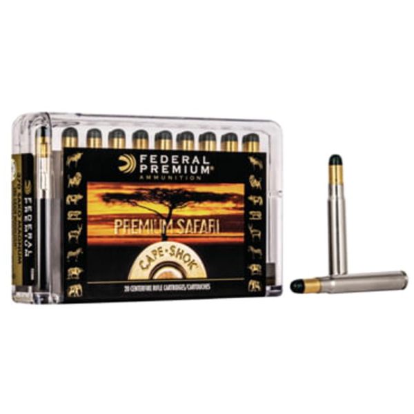 FEDERAL .370 SAK0 MAG 286GR WOODLEIGH HYDRO AMMO 20ct